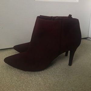 Burgundy Booties/Heels
